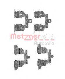 METZGER 1091737 Комплектующие, колодки дискового тормоза