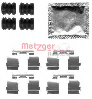 Комплектующие, колодки дискового тормоза METZGER 109-1835