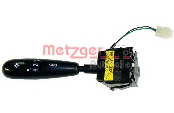 METZGER 0916190 Выключатель, головной свет; Переключатель указателей поворота; Выключатель на колонке рулевого управления