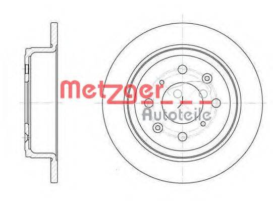 METZGER 608300 Тормозной диск