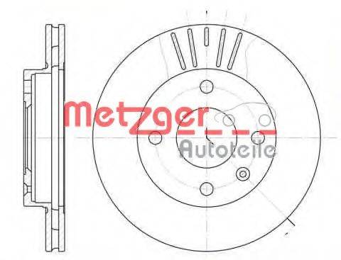 METZGER 609610 Тормозной диск