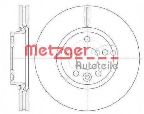 Тормозной диск METZGER 61019.10