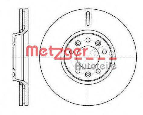 METZGER 6105410 Тормозной диск