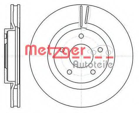 METZGER 6108710 Тормозной диск