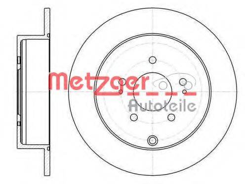 METZGER 6109800 Тормозной диск