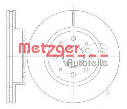 Тормозной диск METZGER 61103.10