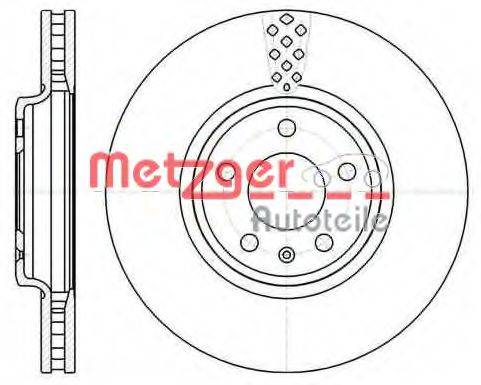 Тормозной диск METZGER 61110.10