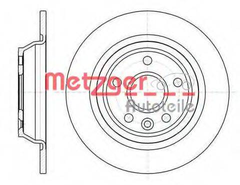 METZGER 6116700 Тормозной диск