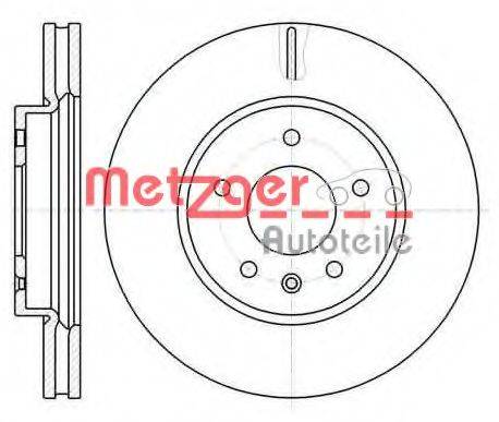 Тормозной диск METZGER 61183.10