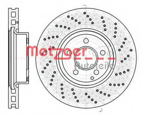 Тормозной диск METZGER 6110501
