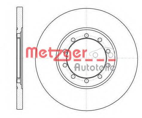 Тормозной диск METZGER 6110540