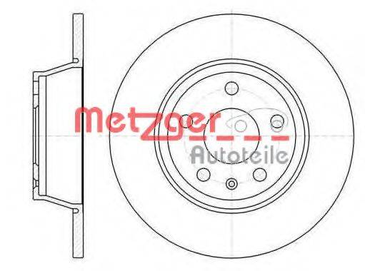 METZGER 6121400 Тормозной диск