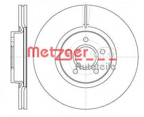 Тормозной диск METZGER 61223.10
