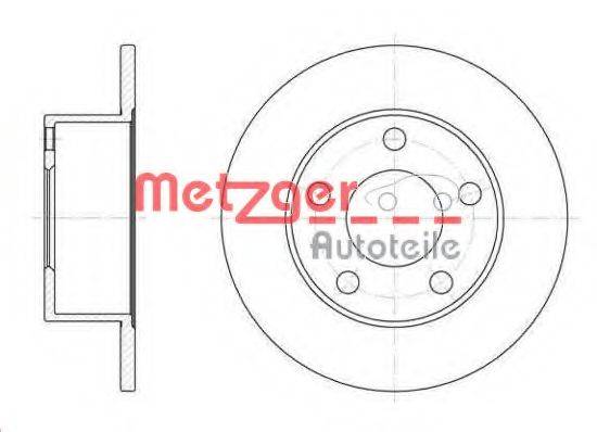 Тормозной диск METZGER 6123.00