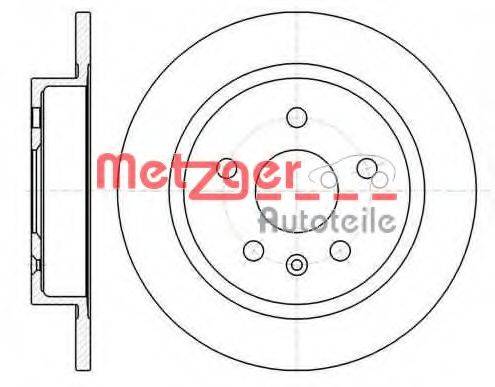 METZGER 6127900 Тормозной диск