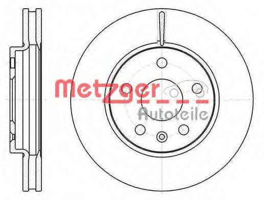 Тормозной диск METZGER 61285.10