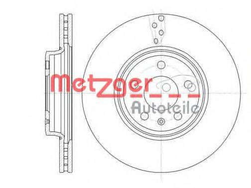 Тормозной диск METZGER 61292.10