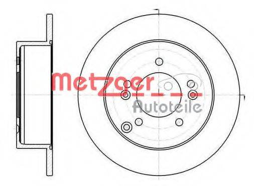 Тормозной диск METZGER 61293.00