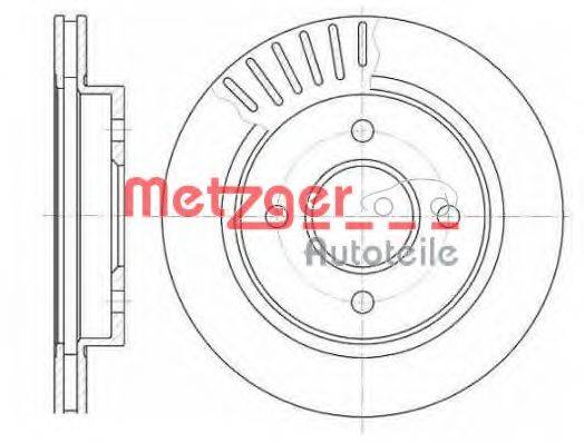 Тормозной диск METZGER 6160.10