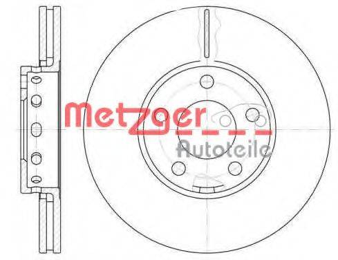 METZGER 632810 Тормозной диск