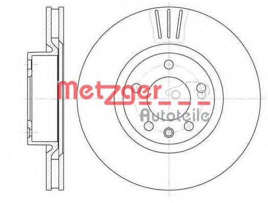 Тормозной диск METZGER 6339.10