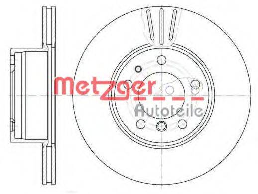 METZGER 634810 Тормозной диск