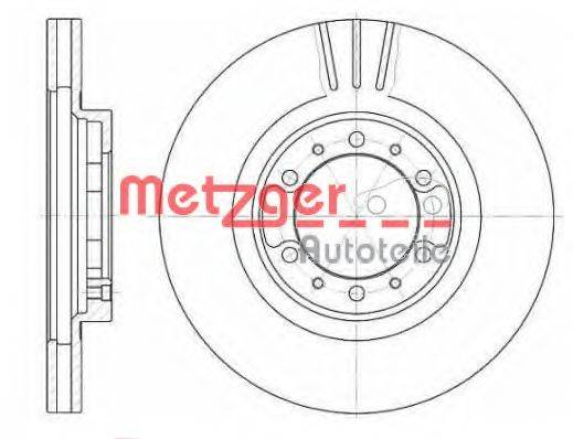 Тормозной диск METZGER 6110331