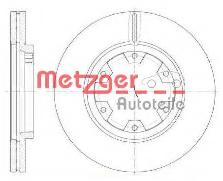 Тормозной диск METZGER 6466.10