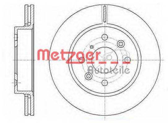Тормозной диск METZGER 6523.10