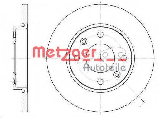Тормозной диск METZGER 6535.00