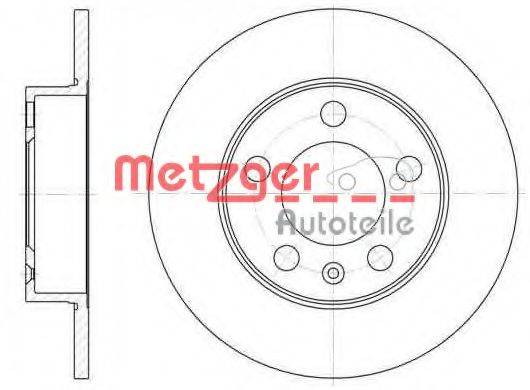 Тормозной диск METZGER 6547.00