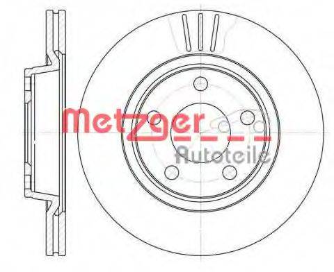 Тормозной диск METZGER 6548.10