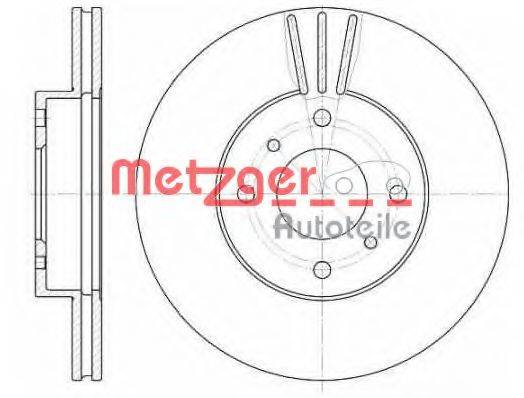 Тормозной диск METZGER 6610.10
