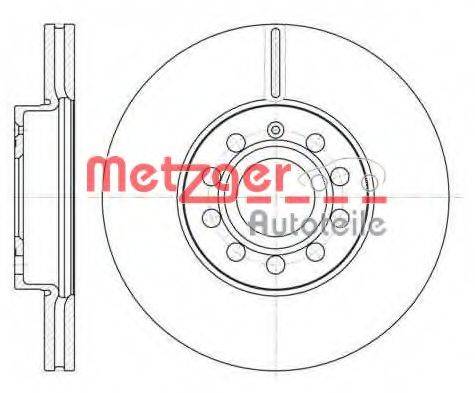 METZGER 664810 Тормозной диск