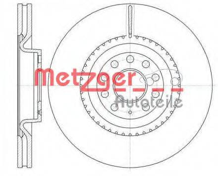 METZGER 679110 Тормозной диск