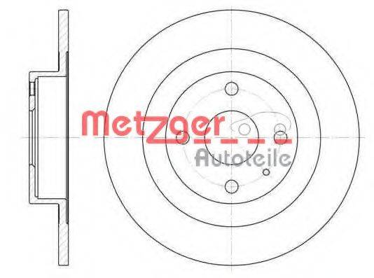 Тормозной диск METZGER 6110316