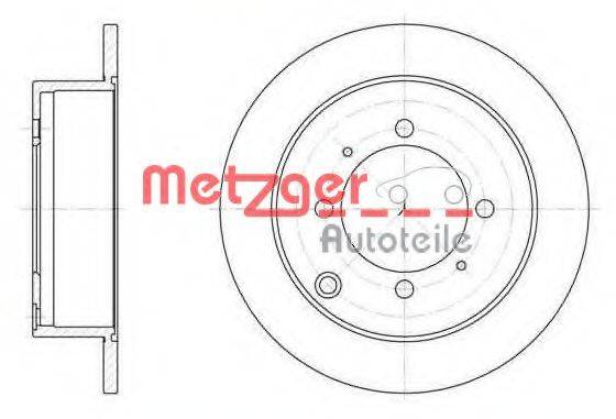 METZGER 683800 Тормозной диск