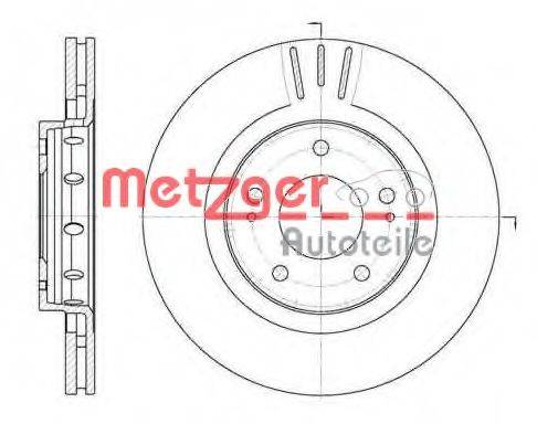 Тормозной диск METZGER 6896.10