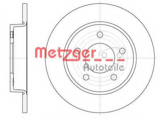 METZGER 690600 Тормозной диск