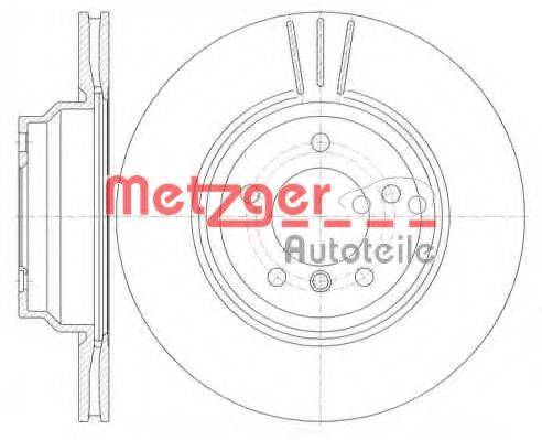 METZGER 697510 Тормозной диск