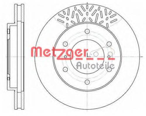 METZGER 663910 Тормозной диск