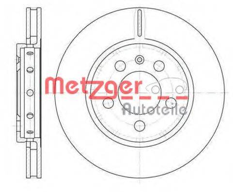 METZGER 6110190 Тормозной диск