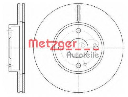 Тормозной диск METZGER 6843.10