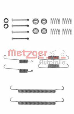 Комплектующие, тормозная колодка METZGER 105-0707