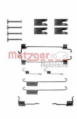 Комплектующие, тормозная колодка METZGER 105-0731