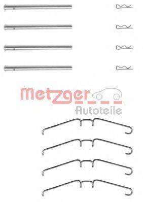Комплектующие, колодки дискового тормоза METZGER 109-1155
