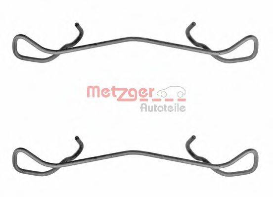 Комплектующие, колодки дискового тормоза METZGER 109-1189