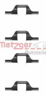 Комплектующие, колодки дискового тормоза METZGER 109-1263
