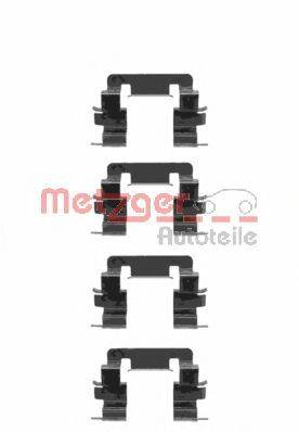 Комплектующие, колодки дискового тормоза METZGER 109-1278