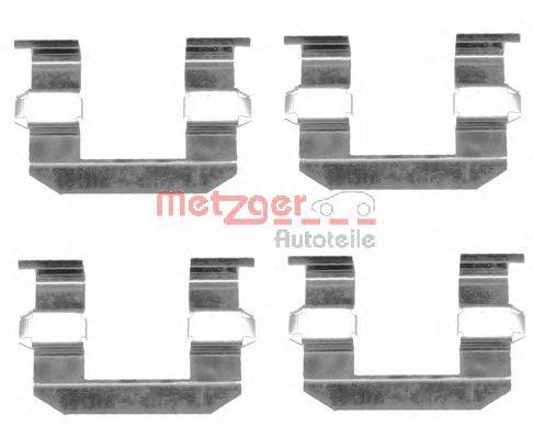 METZGER 1091645 Комплектующие, колодки дискового тормоза